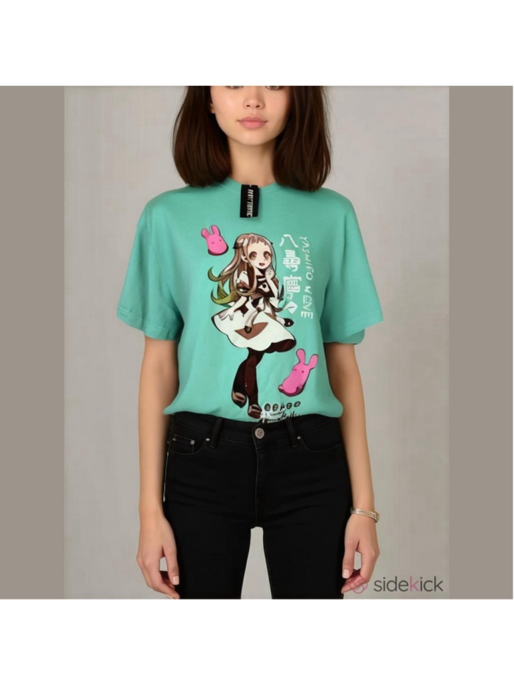 hot topic toilet-bound hanako-kun nene mokke tee NWT size L mint coloured